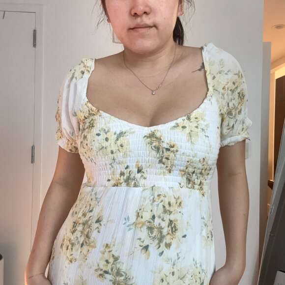 ABERCROMBIE & FITCH - Floral Midi Dress (Size S) - Picture 3 of 5